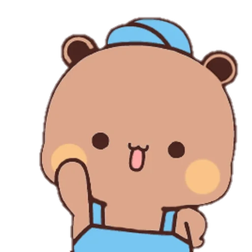 kawaii, cute bear, kawaii drawings, the drawings are cute, the animals are cute