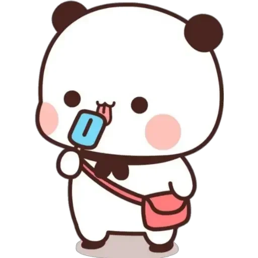 kawai, gambar kawai, gambar kawai, pola yang lucu, pola panda yang lucu