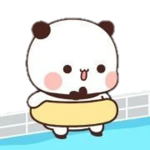 kawaii, ein spielzeug, süße zeichnungen, kawaii panda brownie, süße zeichnungen von chibi