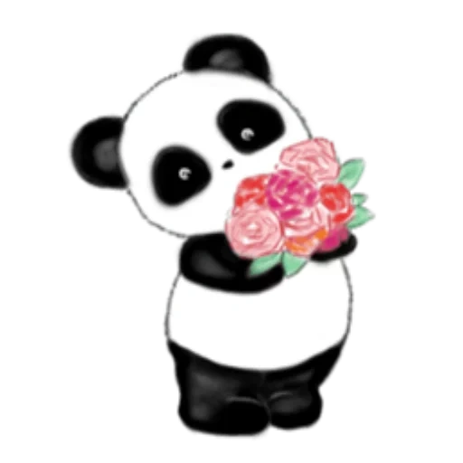 panda, panda, panda panda, panda doux, dessin de panda