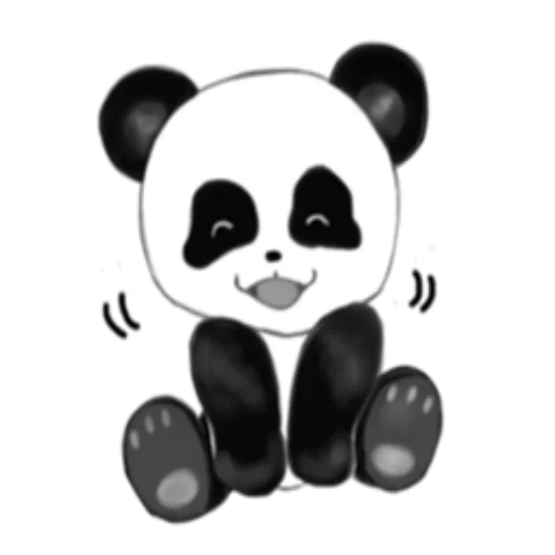 panda, bola panda, panda panda, patrón de panda, hermoso panda