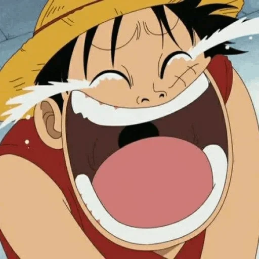 one piece, shram luffy, manki d luffy, van pis luffy, van pis luffy laughs