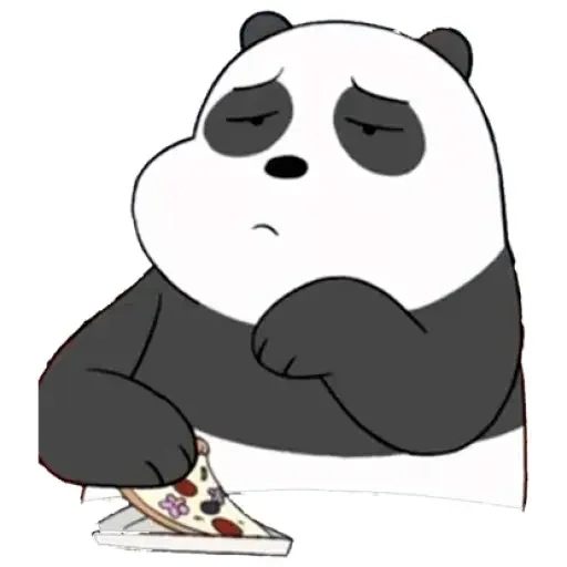 panda, bare bears panda, seluruh kebenaran tentang beruang, we bare bears notebook, seluruh kebenaran tentang beruang panda