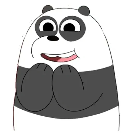 panda, kami beruang bare, we bare bears panda, seluruh kebenaran tentang beruang panda kecil, gris panda white benar tentang beruang