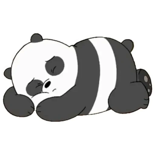 dibujo de panda, panda con fondo blanco, panda es un lindo dibujo, preciosos dibujos de panda, dibujo de perfil de panda