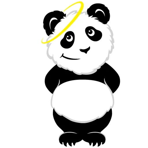 the panda, spende von panda, der panda panda, das panda-muster, cartoon panda