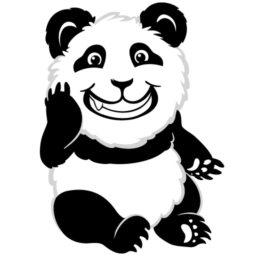 panda, pandochka, panda panda, stiker panda, beruang panda