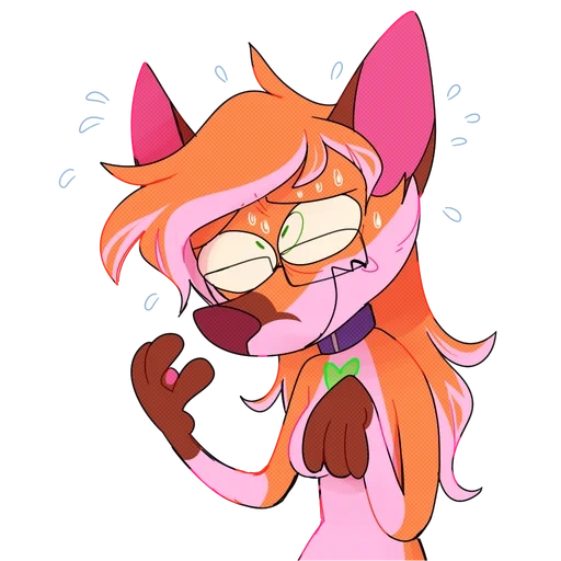 foxy, personagem, eddsworld, eddsworld, foxy fofo