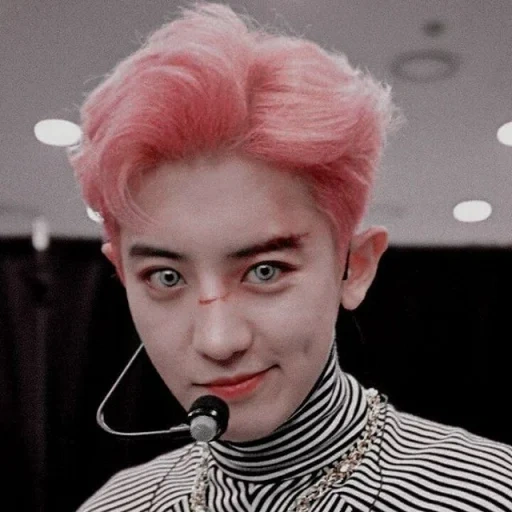 the carnell, park chang-ree, chanyeol exo, park chanyeol, chanyeol rosa haare