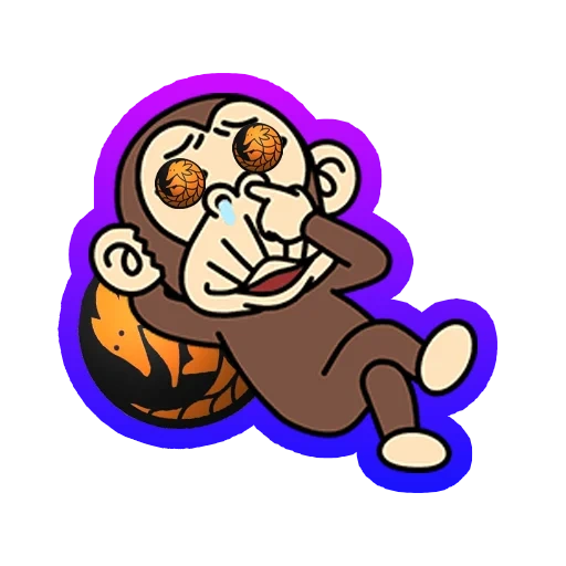 monkey, mono 2d, mono animado, mono loco gratis