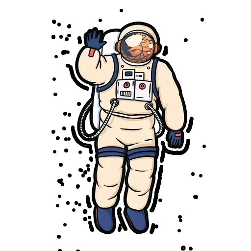 astronaut, astronaut, cosmonaut clipart, astronot adalah vektor, ilustrator kosmonot