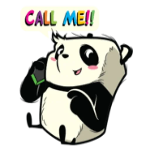 panda, panda panda, panda lucu, stiker panda, pandocek yang lucu