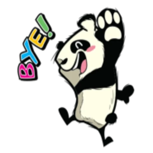 panda, panda askchi, panda carrier, ordinateur og panda, stickers chat panda cool