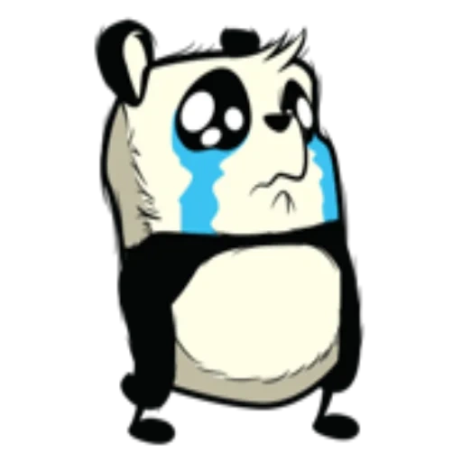 panda, panda, lucu sekali, panda lucu, sad panda