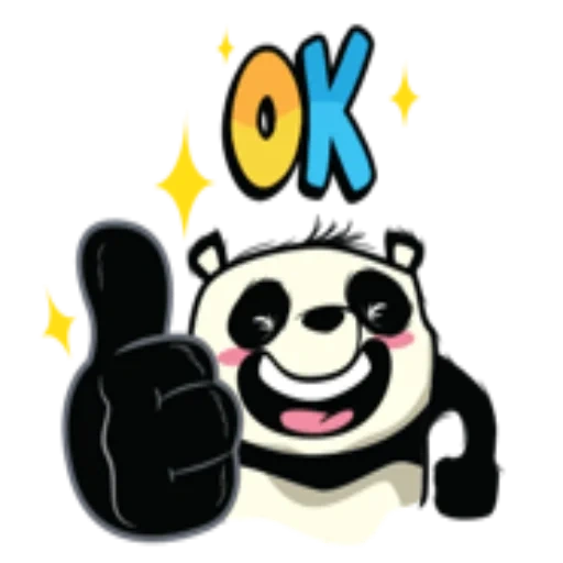 panda, panda d'arts martiaux, panda carrier, stickers panda, cool panda