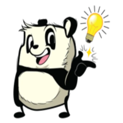 panda, panda icca, panda genial, pandochk divertido
