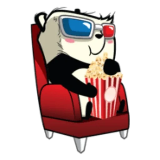 panda, beruang, sangat lucu, artfox panda, nonton film