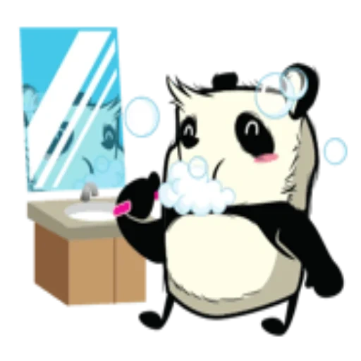 panda, panda es querido, dibujo de panda, los dibujos de panda son lindos