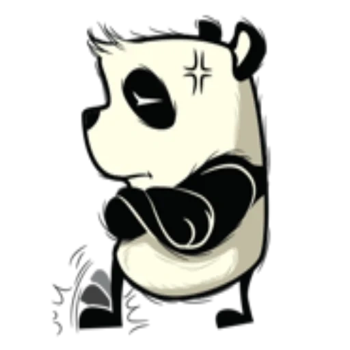 panda, panda, panda es querido, dibujo de panda