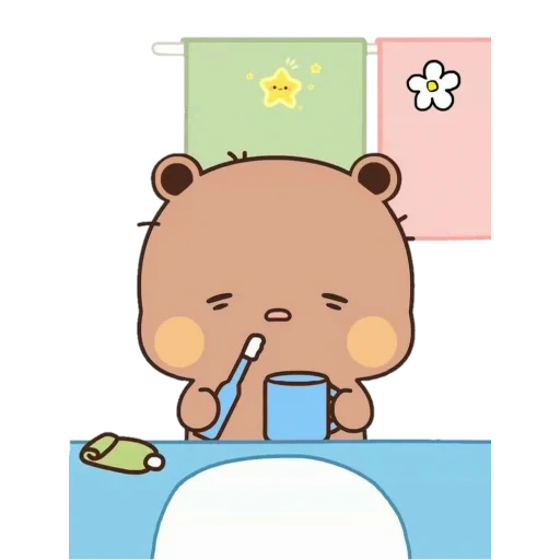 clipart, cute bear, the drawings are cute, kawaii drawings, cute drawing