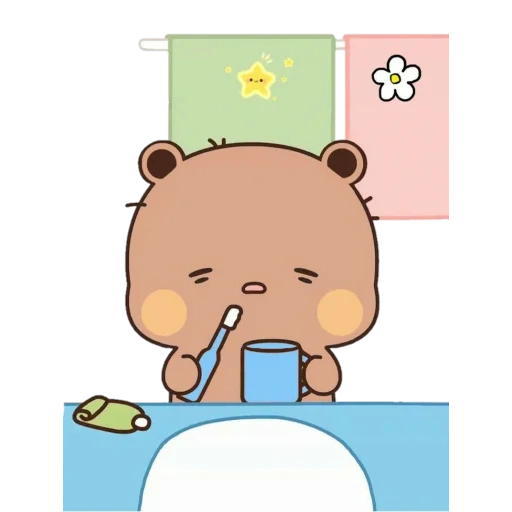 clipart, beruang lucu, gambarnya lucu, gambar kawaii, gambar lucu