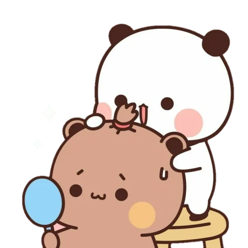 the drawings are cute, milk mocha bear, dear drawings are cute