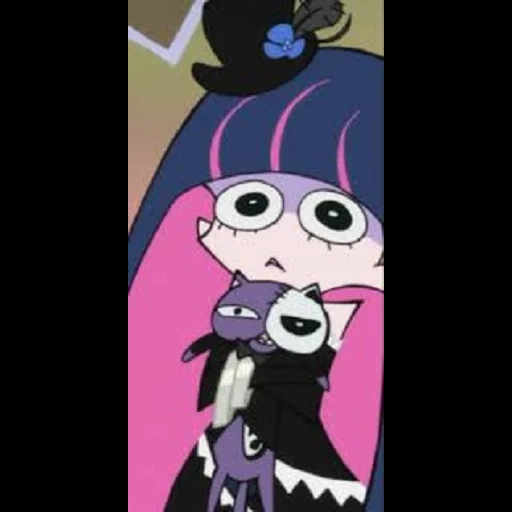 anime goth, meme stocking, anime lucu, anime kawai, karakter anime