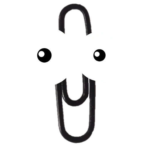 texte, agrafe, têtante, trombone clippy, adjoint au mélange