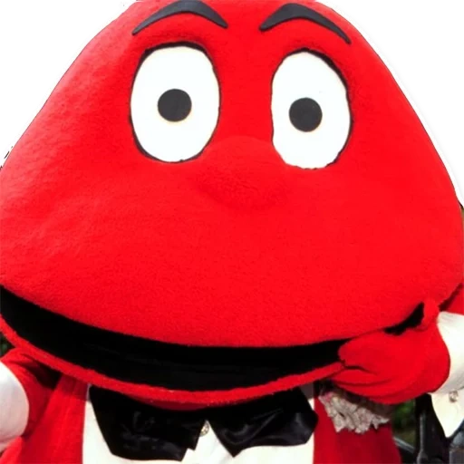 red, mascot, gabibbo, big red, костюм капля крови