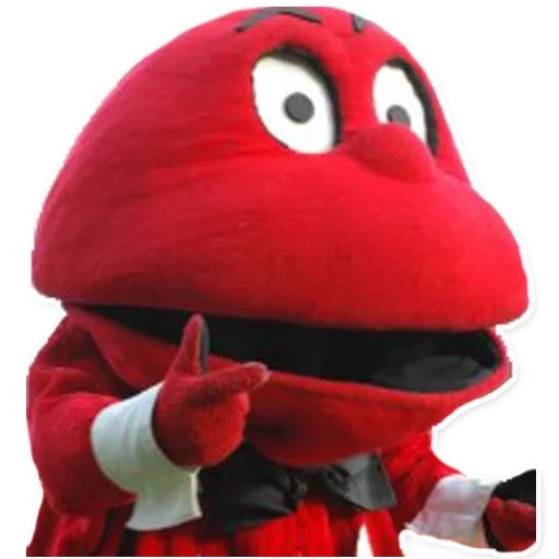 mascot, gabibbo, big red, игрушка, red frog