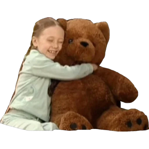 teddy bear brown, oso de peluche grande, pastel de bagel de padre e hija, oso de peluche grande