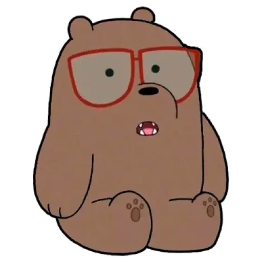 bare bears, oso lindo, oso marrón, caricatura de oso, toda la verdad sobre el oso