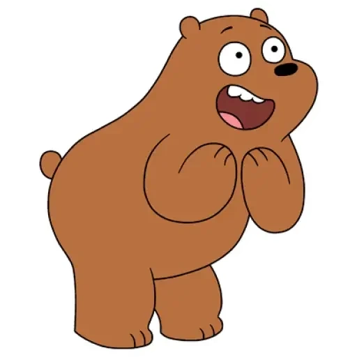 oso, oso grizzly romano, bear de micby, oso lindo, oso alegre