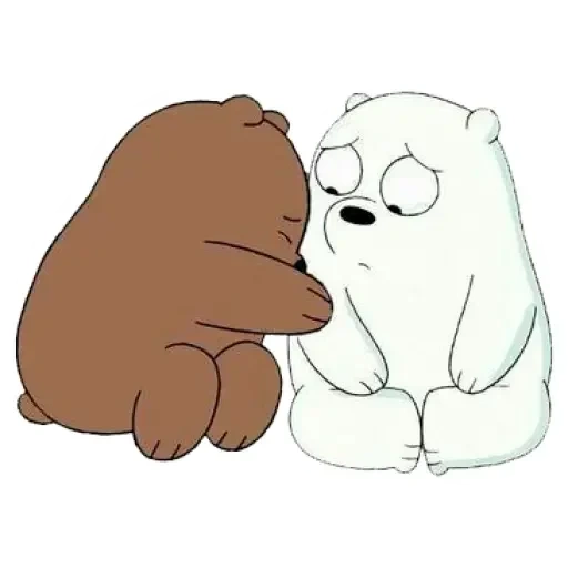 the bear is cute, go best friend meme, the whole truth about bears, the whole truth about beads is white, cartoon all the truth about bears