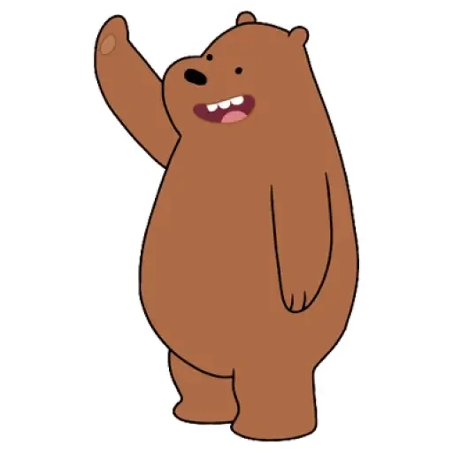 the bear is cute, bear bear, we bears grizzly, brown bear cartoon, the whole truth about the bears of grisli