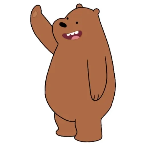 o urso é fofo, urso urso, nós carregamos grisalhos, desenho animado de urso marrom, toda a verdade sobre os ursos de grisli