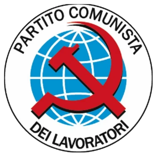 логотип, эмблема серп молот, коммунистическая партия, коммунистическая партия италии, логотип коммунистической партии италии
