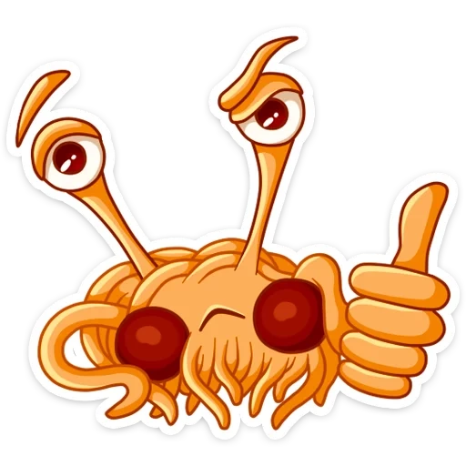 pastafarianism, pastafarian monster, flying pasta monster, macaronic monster pastafarianism