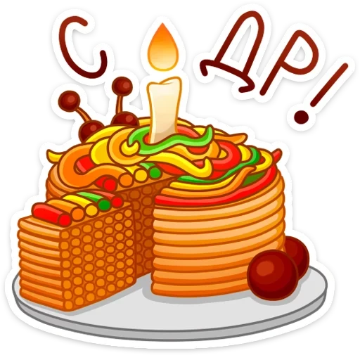 cake, cake flate, cake vector, pancakes clipart, cake illustration