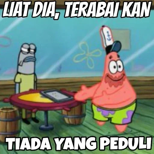 patrick spongebob, patrick spongebob, spongebob adalah temannya, celana persegi bob, spongebob square pants