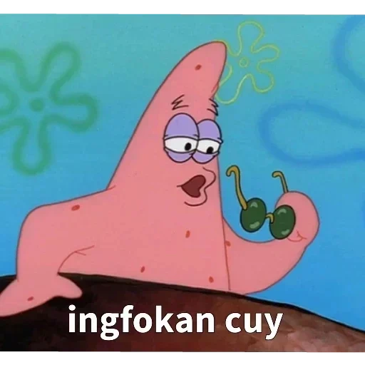 patrick, patrick starr, patrick 1999, patrick yang lucu, spongebob lucu