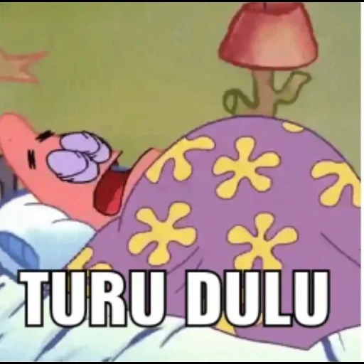 meme, patrick tertidur, oh boy 3 am, spongebob patrick, spongebob square pants