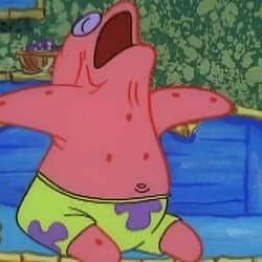 patrick, patrick si bintang, patrick sedang tidur, patrick sponge bob, spongebob squarepants