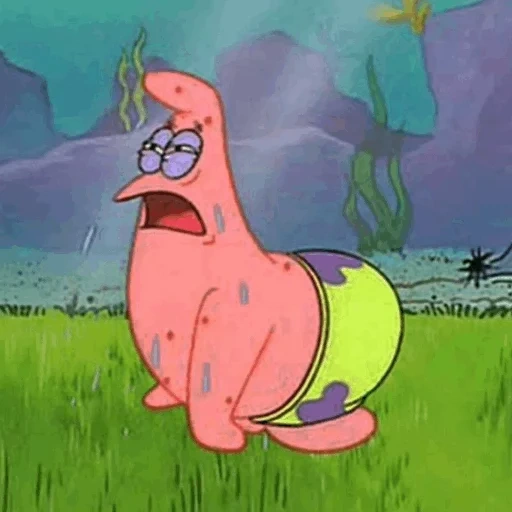 patrick, patrick, patrick starr, spongebob meme, calça de bob esponja