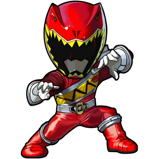 mighty rangers, the mighty chibi rangers, mighty rangers dino stormtroopers, powerful ranger beast form, mighty ranger dino charges red cliff