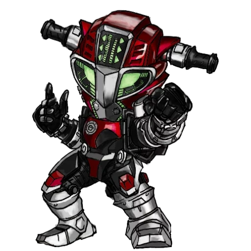 anime, kamen rider, buster buster, kamen ryder demon, pergi power ranges