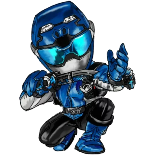 игрушка, супер сэнтай, robocop chibi, синий рейнджер чиби, funko pop power rangers 2017