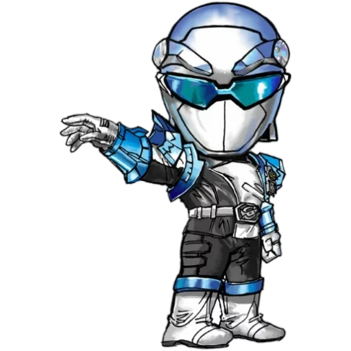 chibi halo, super santai, sab ziro chibi, chibiki marvel, kamen rider ooo