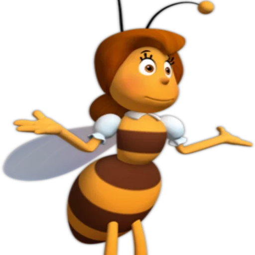 l'abeille maya hornet, kassandra abeille maya, l'abeille de dessins animés mayas, les aventures de l'abeille maya, abeille maya reine d'abeille