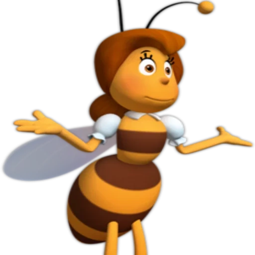 die maya hornet biene, kassandra bee maya, die maya cartoon biene, die abenteuer der maya biene, biene maya königin der biene